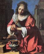 Johannes Vermeer saint praxedis France oil painting artist